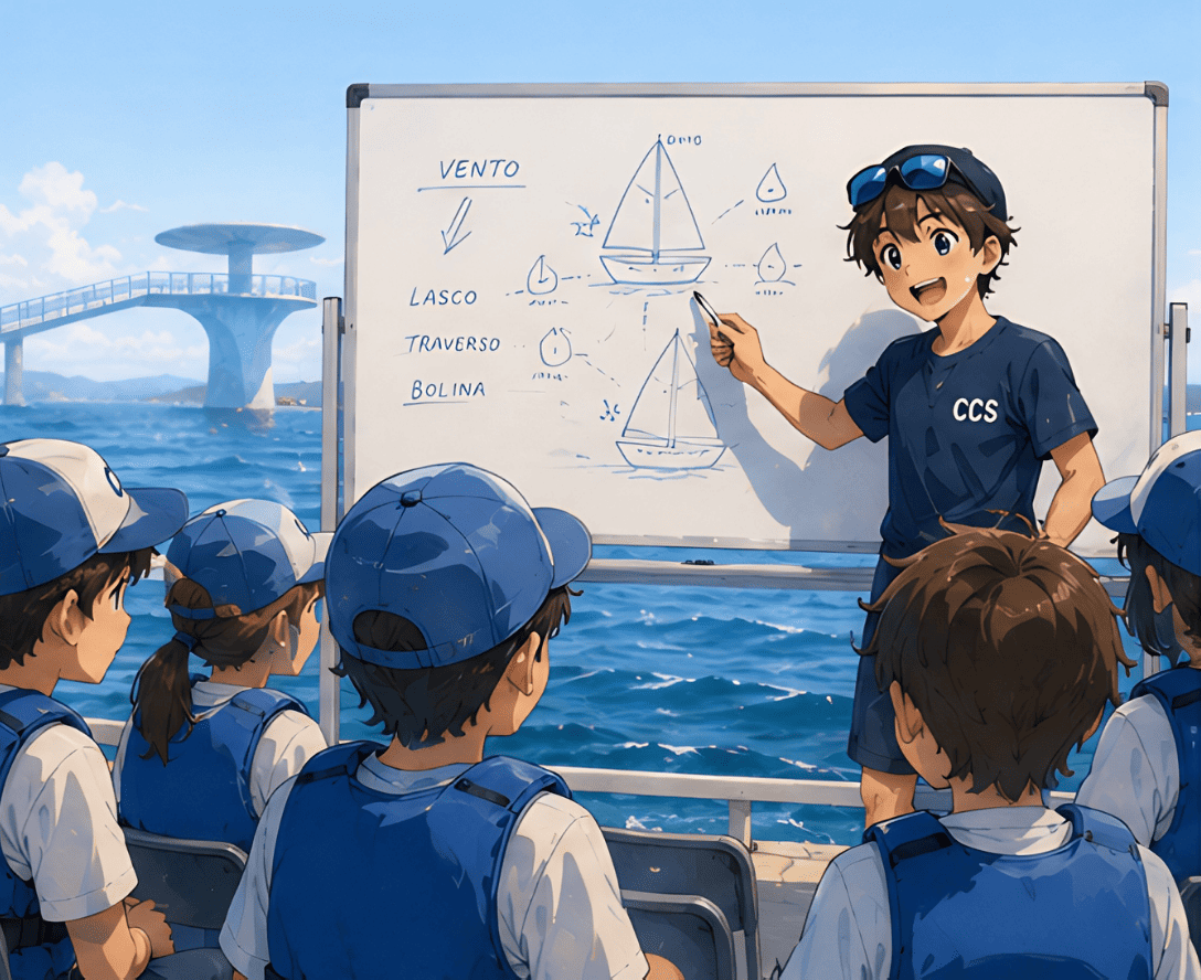 Lezione scuola vela CCS